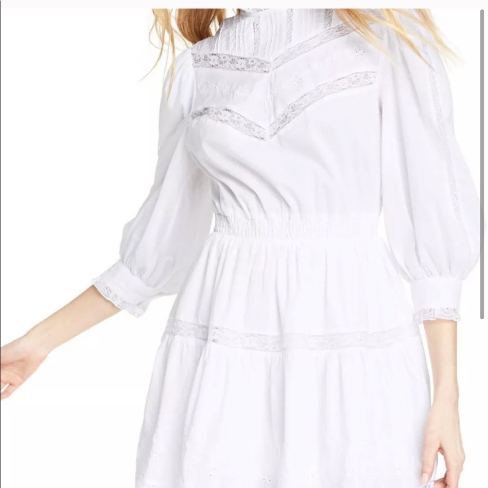NWT LoveShackFancy x Target Talulah Pintuck Dress - Picture 4 of 8